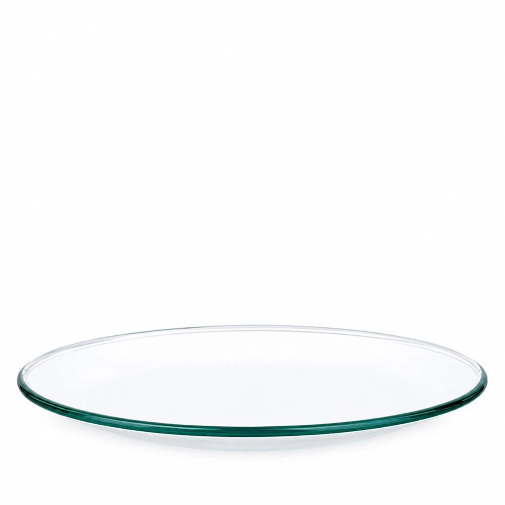 Prato de vidro para relógio com 80 mm de diâmetro em vidro transparente para aplicações laboratoriais