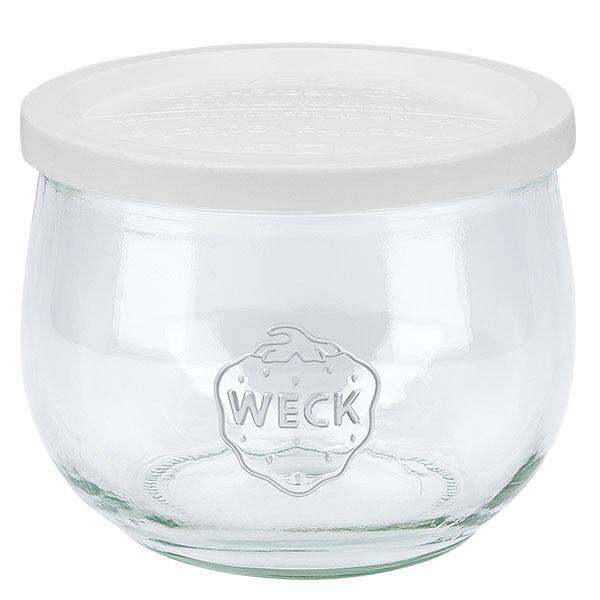 Frasco tulipa de 580ml com tampa WECK RR100