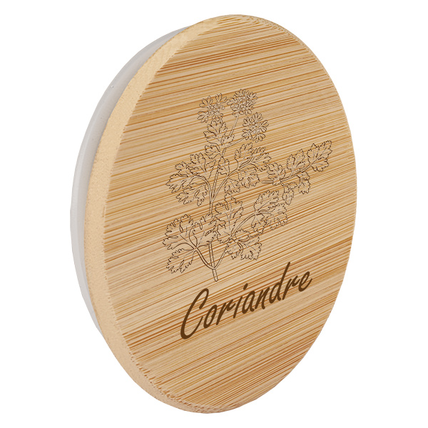 Boina em madeira "Coriandre" para WECK RR60 Boina em madeira "Coriandre" para WECK RR60