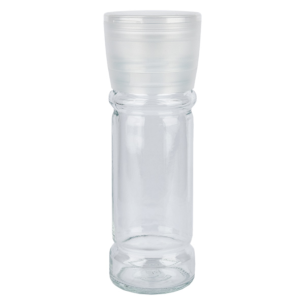 Frasco para sal/especiarias de 100 ml com moinho (grão grosso), branco Frasco para sal/especiarias de 100 ml com moinho (grão grosso), branco