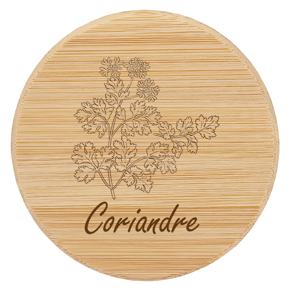 Boina em madeira "Coriandre" para WECK RR60 Boina em madeira "Coriandre" para WECK RR60