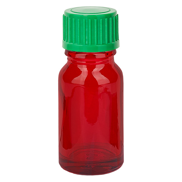 Frasco conta-gotas de 10 ml com tampa standard verde de 0,8 mm RedLine UT18/10