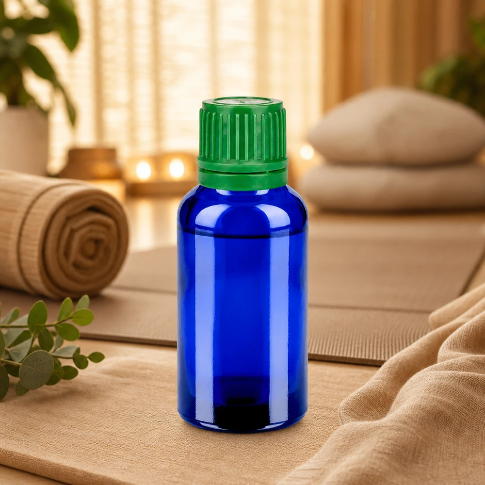 Frasco compacto de 30 ml com abertura de 11 mm, ideal para cosméticos e produtos de cuidado DIY