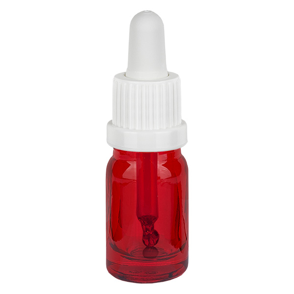 Frasco pipeta de 5 ml branco com fecho inviolável RedLine UT18/5