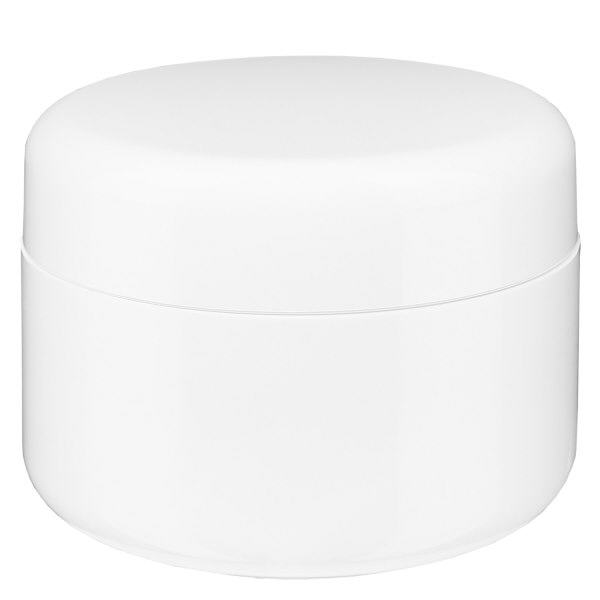 Frasco de creme Softline branco 100ml com tampa de rosca Frasco de creme Softline branco 100ml com tampa de rosca