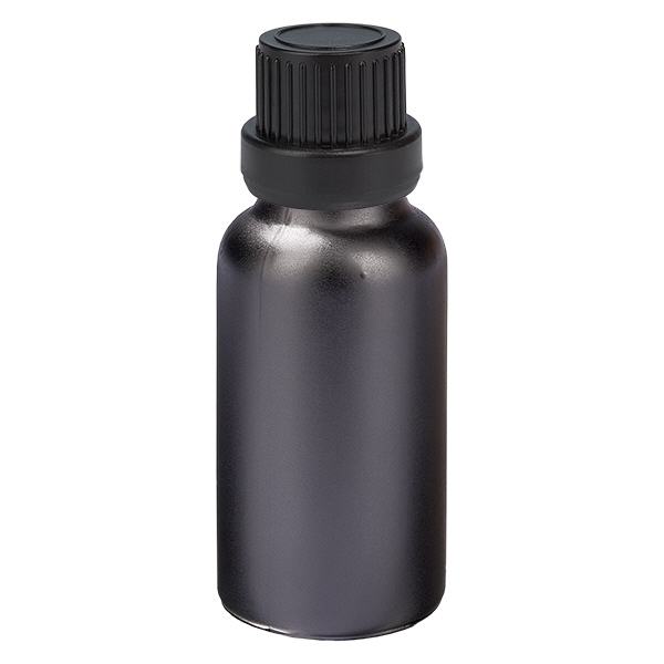 Frasco de 20ml 11mm tampa de rosca preta standard BlackLine UT18/20