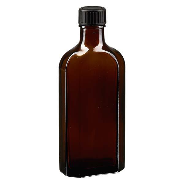 Tampa de rosca castanha Meplat de 150 ml com disco de vedação LKD Tampa de rosca castanha Meplat de 150 ml com disco de vedação LKD