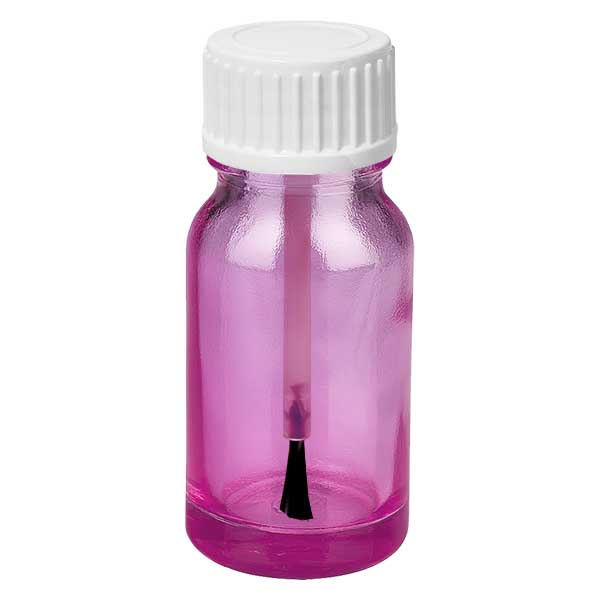Frasco para pincéis de 10ml branco padrão PurpleLine UT18/10