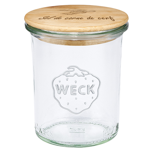Estojo em madeira "Sel de corne de cerf" com verniz WECK 160 Estojo em madeira "Sel de corne de cerf" com verniz WECK 160