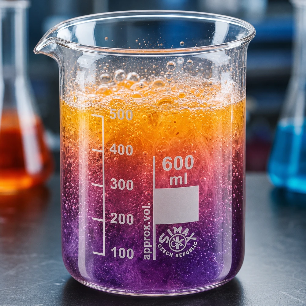 Copo transparente de 600 ml de forma baixa com bico prático em vidro borossilicato de alta qualidade