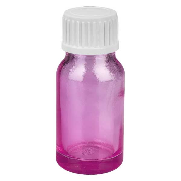 Frasco conta-gotas de 10ml 0,9mm branco padrão PurpleLine. UT18/10