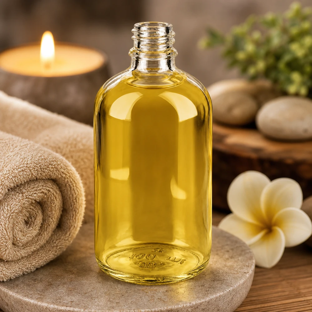 Frasco de vidro transparente 100ml DIN 18 Frasco de boticário ApoGlas de 100 ml em amarelo âmbar para substâncias sensíveis à luz