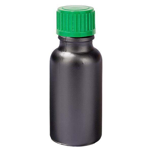 Frasco conta-gotas de 20ml 0,8mm verde tampa standard BlackLine UT18/20