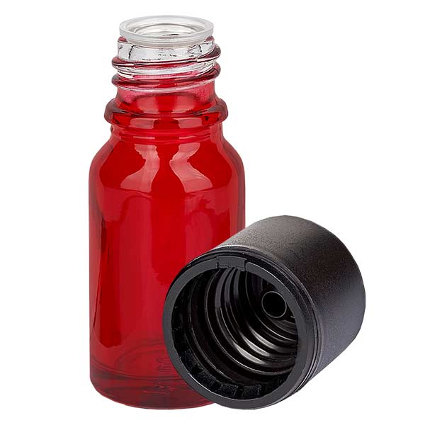 Frasco de 10 ml com tampa de rosca de 6 mm inviolável RedLine UT18/10 UNiTWIST Frasco de 10 ml com tampa de rosca de 6 mm inviolável RedLine UT18/10 UNiTWIST