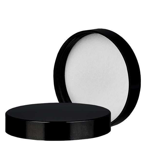 Tampa de rosca de baquelite preta, rosca 63mm/R3 ApoGlas