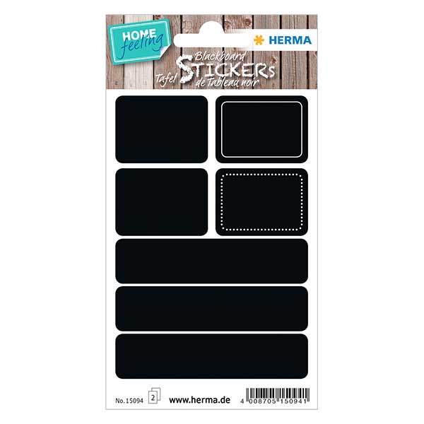 Etiquetas de quadro negro "rectangulares" (14 autocolantes) Etiquetas de quadro negro "rectangulares" (14 autocolantes)