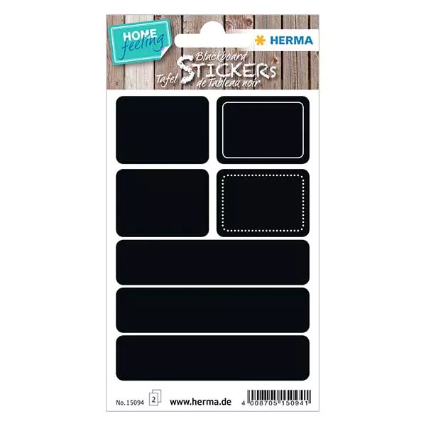 Etiquetas de quadro negro "rectangulares" (14 autocolantes) Etiquetas de quadro negro "rectangulares" (14 autocolantes)