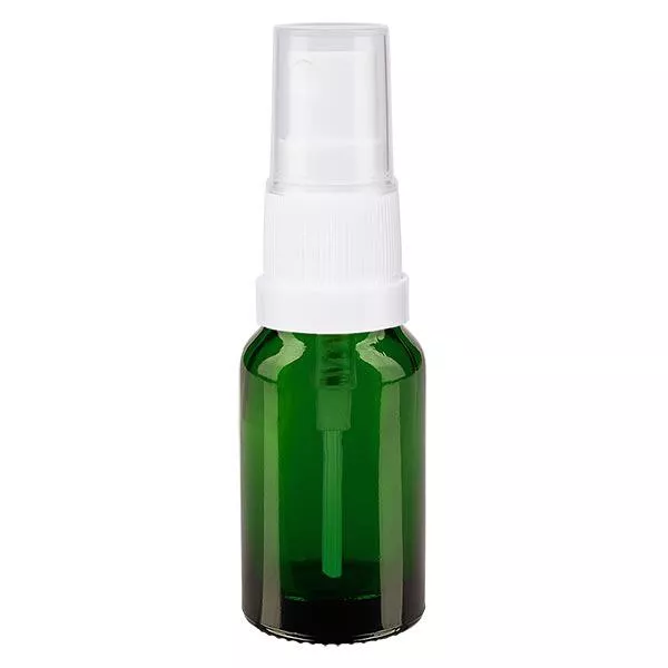 Frasco de farmácia verde 10ml spray attachment branco Frasco de farmácia verde 10ml spray attachment branco