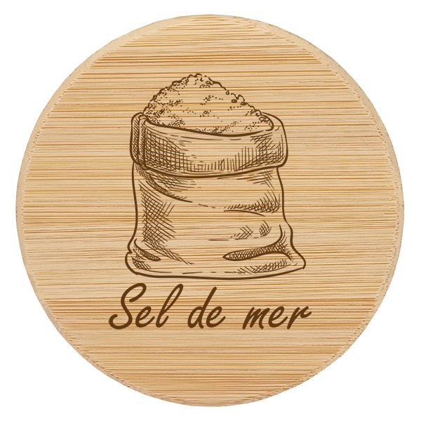 Boina em madeira "sel de mer" para WECK RR60 Boina em madeira "sel de mer" para WECK RR60