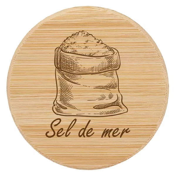 Boina em madeira "sel de mer" para WECK RR60 Boina em madeira "sel de mer" para WECK RR60