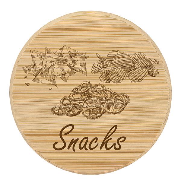 Cobertura em caixa "Snacks" para WECK RR100 Cobertura em caixa "Snacks" para WECK RR100