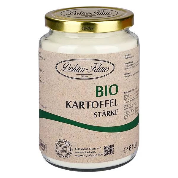 Amido de batata orgânico 610g Doktor-Klaus noWaste