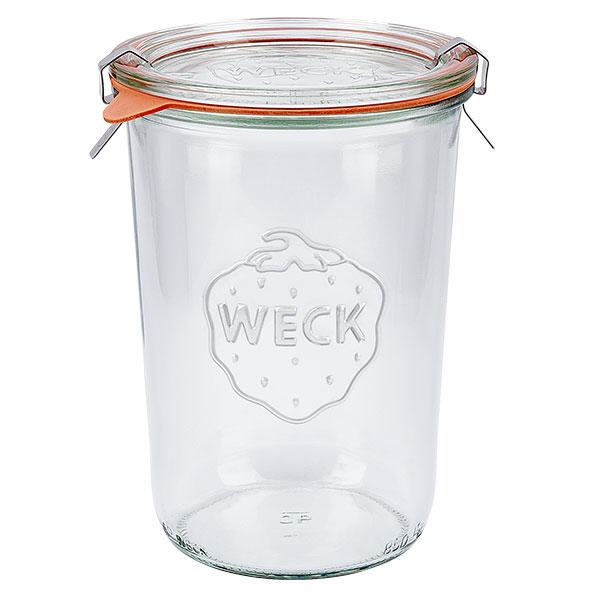 Copos de vidro de 850ml completos WECK RR100