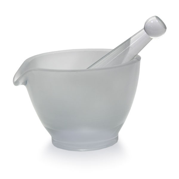 Almofariz e pilão ø120mm, superfície rugosa