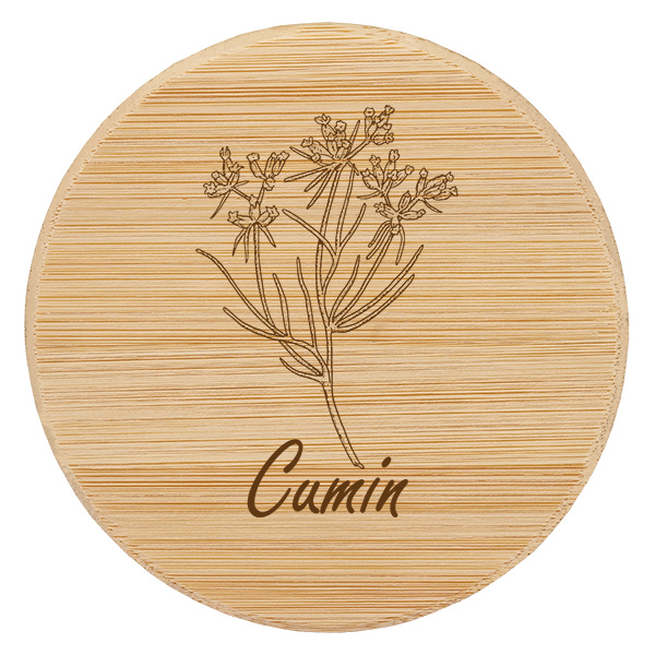 Advérbio em madeira "cominho" para WECK RR60