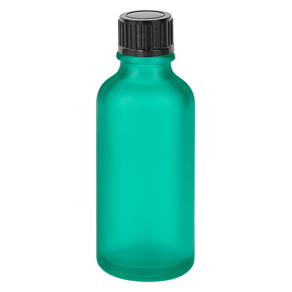 Frasco de 50 ml com tampa de rosca de 11 mm preta Standard GreenLine UT18/50