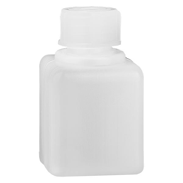 Frasco para produtos químicos 20ml, gargalo estreito feito de PE-HD, cor natural Frasco para produtos químicos 20ml, gargalo estreito feito de PE-HD, cor natural
