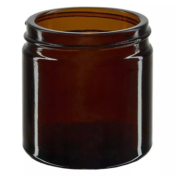 Frasco de vidro de 60ml. castanho sem tampa, rosca 51mm/R3 ApoGlas Frasco de vidro de 60ml. castanho sem tampa, rosca 51mm/R3 ApoGlas