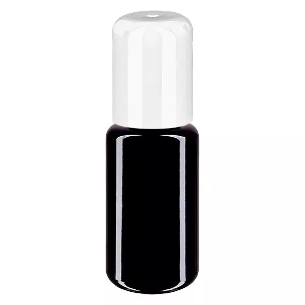 Frasco de farmácia violeta 20ml tampa roll-on branca Frasco de farmácia violeta 20ml tampa roll-on branca