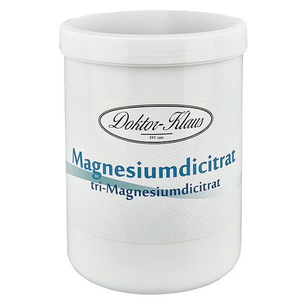 Dicitrato de tri-magnésio (anidro) 1kg Doktor-Klaus Dicitrato de tri-magnésio (anidro) 1kg Doktor-Klaus