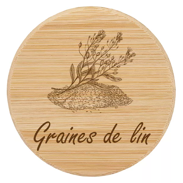 Boina em tecido "Graines de lin" para WECK RR100 Boina em tecido "Graines de lin" para WECK RR100