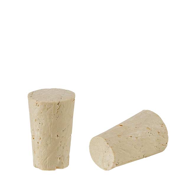 Rolha de cortiça para abertura de 12mm (ø11/14, H=21.5mm)