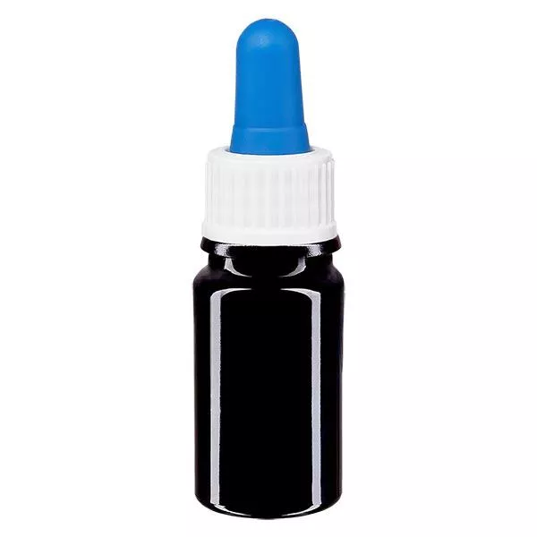 Frasco de farmácia violeta pipeta de 5ml branco/azul standard Frasco de farmácia violeta pipeta de 5ml branco/azul standard