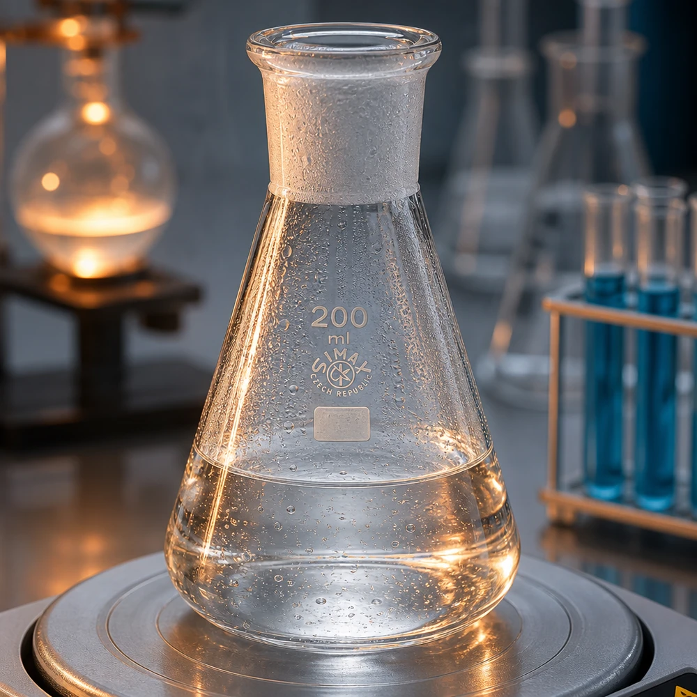 Erlenmeyer 200ml com junta rectificada standard (29/32)