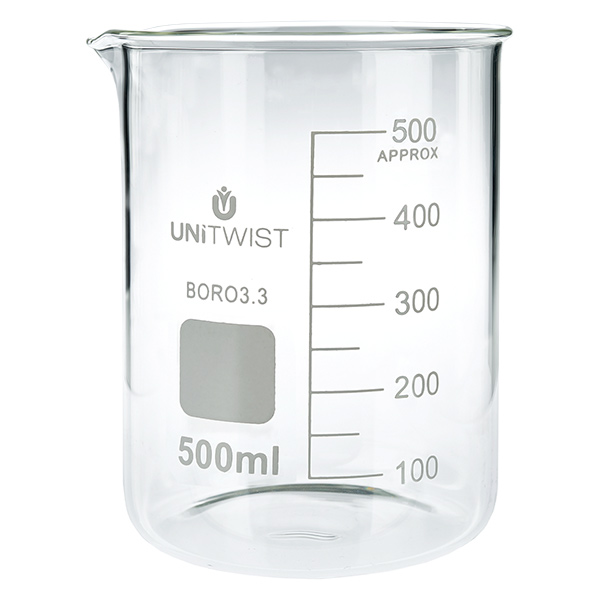 Copo 500 ml de borossilicato, baixo teor de bolor UNiTWIST