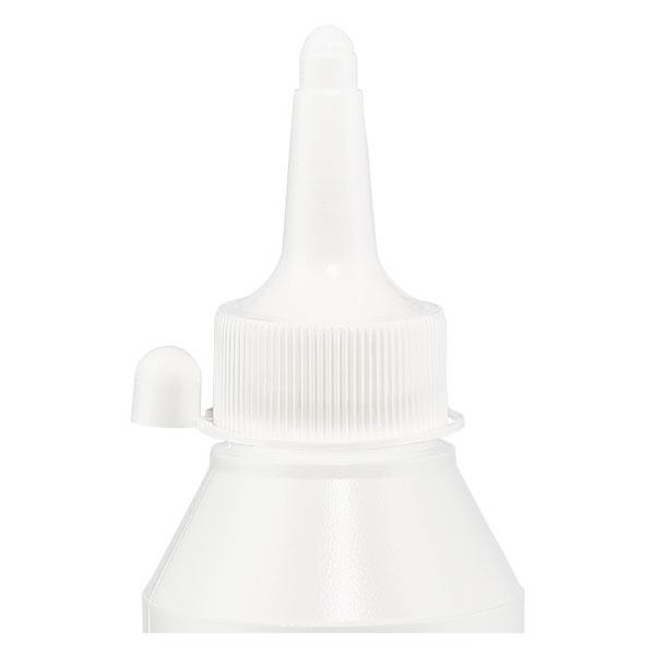 Fita de retenção do fecho e tampa para frasco de loção