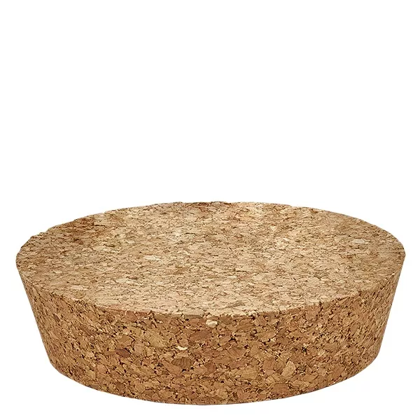 Cortiça para abertura de 75mm WECK RR80 (ø72/82, H=20mm) Rolha de cortiça WECK RR80 para abertura de 75mm feita de cortiça natural castanha redonda 72-82mm de diâmetro 20mm de altura de fecho