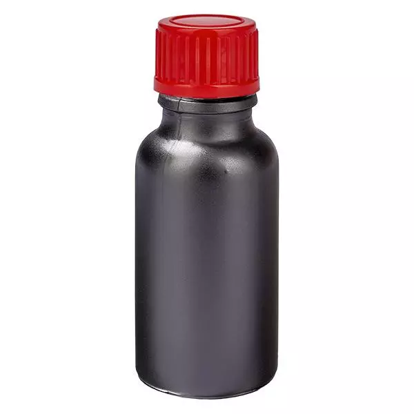 Frasco de 20ml 11mm tampa de rosca vermelha standard BlackLine UT18/20 Frasco de 20ml 11mm tampa de rosca vermelha standard BlackLine UT18/20