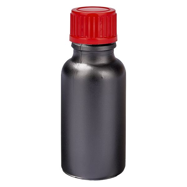 Frasco de 20ml 11mm tampa de rosca vermelha standard BlackLine UT18/20