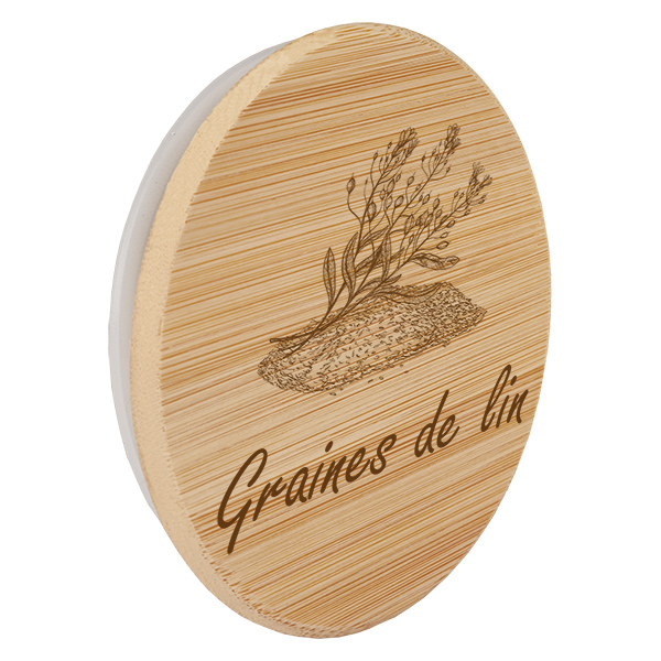 Boina em tecido "Graines de lin" para WECK RR100 Boina em tecido "Graines de lin" para WECK RR100