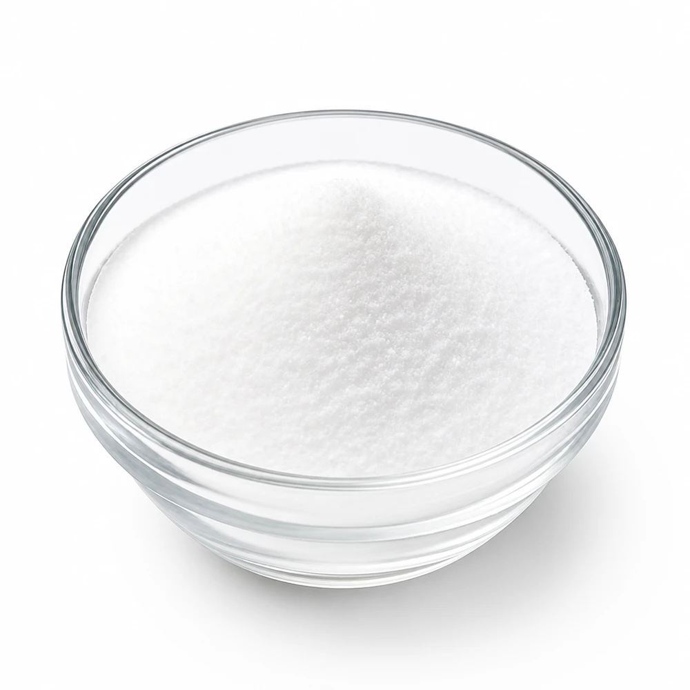 Ácido cítrico 500g Doktor-Klaus Ácido cítrico Doktor-Klaus 500 g de pó branco cristalino em recipiente de vidro transparente