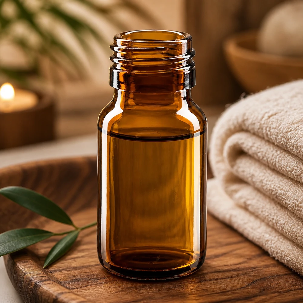 Frascos vazios de vidro âmbar de 30 ml para armazenamento seguro de substâncias sensíveis à luz