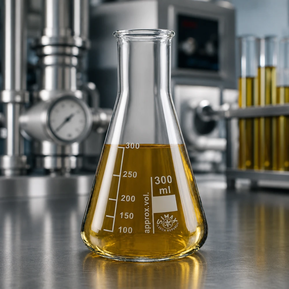 Frasco Erlenmeyer 300ml com gargalo estreito