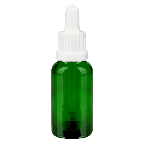 Frasco pipeta de 20 ml branco com fecho inviolável GreenLine UT18/20