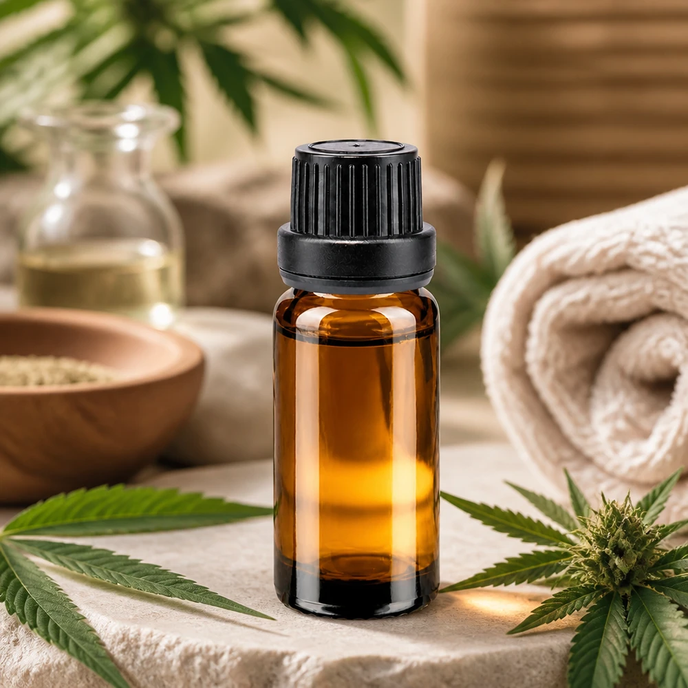 Frasco de farmácia castanho 10ml tampa conta-gotas anel de vazamento 2mm tampa preta inviolável Frasco de vidro castanho de 10 ml com tampa de segurança infantil preta para óleo de CBD e cosméticos naturais