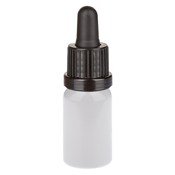 Frasco pipeta de 10 ml preto com tampa inviolável WhiteLine UT18/10